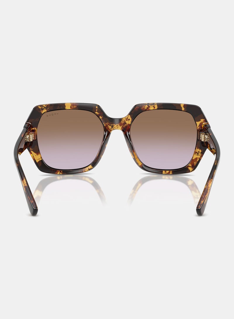 Vogue Full Rim Irregular Sunglasses 0VO5612SB 55 317968 - Image 4